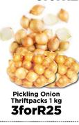 Pickling Onion Thriftpacks-For 3 x 1Kg