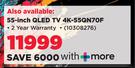 Samsung 55-Inch QLED TV 4K-55QN70F