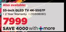 Samsung 55-Inch QLED 4K-55Q7F