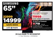 Samsung 55-Inch QLED TV 4K-55QN70F