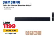 Samsung Dolby 2.0 Channel Soundbar B400F