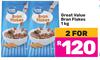 Great Value Bran Flakes-For 2 x 1Kg