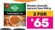 Rhodes Smooth Apricot Jam-For 2 x 900g