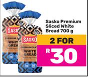 Sasko Premium Sliced White Bread-For 2 x 700g