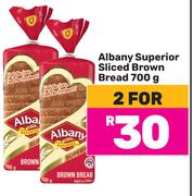 Albany Superior Sliced Brown Bread-For 2 x 700g