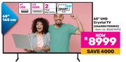 Samsung 165cm (65") UHD Crystal TV UA65DU7000KX
