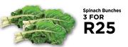 Spinach Bunches-For 3