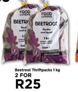 Beetroot Thriftpacks-For 2 x 1kg