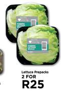 Lettuce Prepacks-For 2
