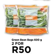 Green Bean Bags-For 2 x 600g