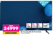 Samsung 85" (215cm) Crystal UHD 4K TV CU7000