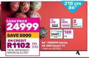 LG 86" (218cm) UR8000 Series 4K UHD Smart TV 