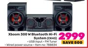 LG Xboom 300W Bluetooth HiFi System CK43