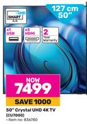 Samsung 50" (127cm) Crystal UHD 4K TV CU7000