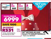 LG 50" (127cm) UR7300 4K UHD Smart TV 50UR73006LA