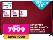 LG 55" (139cm) UR7300 4K UHD Smart TV 55UR73006LA
