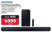 Samsung 3.1.2 Channel Soundbar