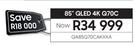 Samsung 85" QLED 4K Q70C TV QA85Q70CAKXXA