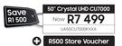 Samsung 50" Crystal UHD CU7000 TV UA50CU7000KXXA 