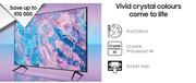 Samsung 70" Crystal UHD CU7000 TV UA70CU7000KXXA 