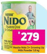 Nestle Nido 3+ Growing Up Milk Powder-1.8 Kg