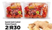 Spanish Sante Cocktail Tomato Prepacks-For 2