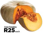 Crown Pumpkins-Each