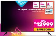 Samsung 70" (177cm) Crystal CU7000 UHD 4K TV