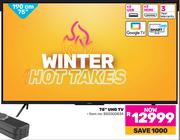 Skyworth 75" (190cm) UHD TV