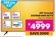 Samsung 43" (109cm) Crystal CU7000 UHD 4K TV