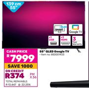 TCL 55" (139cm) QLED Google TV