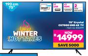 Samsung 75" (190cm) Crystal CU7000 UHD 4K TV