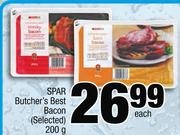 Spar Butcher's Best Bacon-200g Each