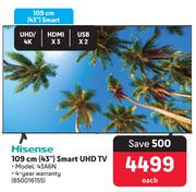 Hisense 109cm (43") Smart UHD TV 43A6N