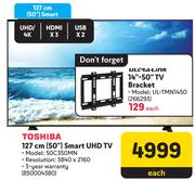 Toshiba 127cm (50") Smart UHD TV 50C350MN