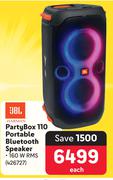 JBL Partybox 110 Portable Bluetooth Speaker 426727