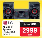 LG Mini Hi-Fi System CK43