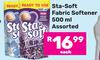 Sta Soft Fabric Softener Assorted-500ml Each