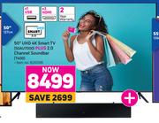 Samsung 50" (127cm) UHD 4K Smart TV 50AU7000 Plus 2.0 Channel Soundbar T400