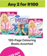 120 Page Colouring Books Assorted-For Any 2