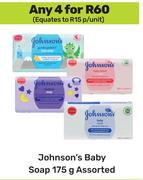 Johnson's Baby Soap Assorted-For Any 4 x 175g