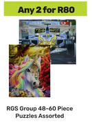 RGS Group 48-60 Piece Puzzles Assorted-For Any 2