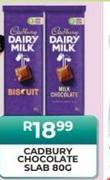 Cadbury Chocolate Slab-80g