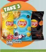 Lays Chips-For 3 x 120g
