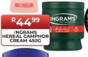Ingrams Herbal Camphor Cream-450g