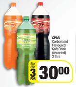 Spar Carbonated Flavoured Soft Drink (Assorted)-For Any 3 x 2Ltr