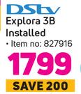 DSTV Explora 3B Installed