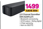LG 2.0 Channel Soundbar SK1.AZAFLLF
