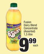 Fusion Dairy Blend Concentrate (Assorted)-1.5Ltr Each