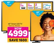 Samsung 40" (101cm) Smart LED TV 